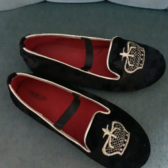 Black velvet ballet flats - Picture 3 of 3